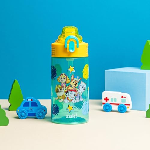 Kids 16oz Leak-Proof PAW Patrol Water Bottle with Straw - Chase, Marshall, Skye