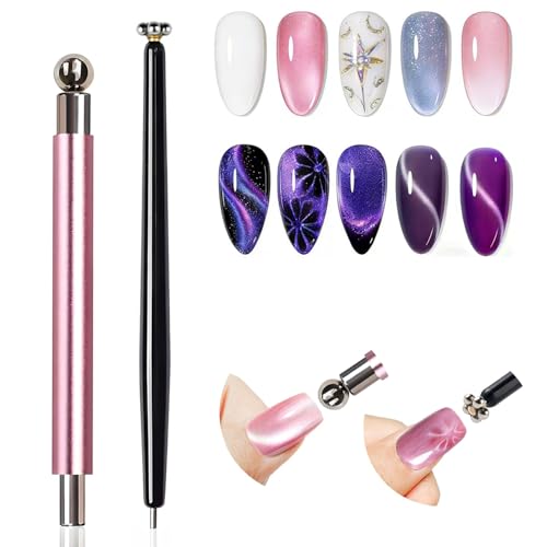REENLIV Cat Eye Magnet Set for Nails - 3-in-1 Tool & Art Pen