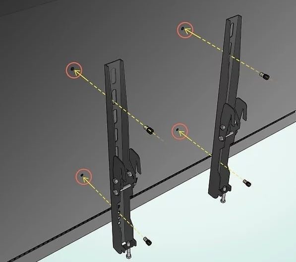Universal TV Wall Mount Screw and Washer Kit for Hisense Flatscreen TVs