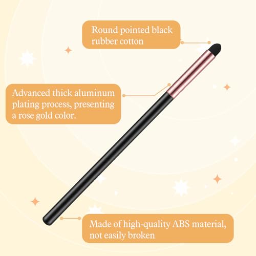 5 Pcs Eyeliner Smudge Brush Set Sponge Eyeshadow Applicators