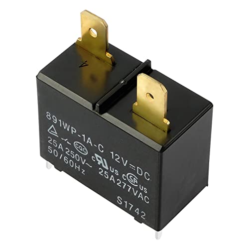 Song Chuan 891WP 12VDC 25A Power Relay for HVAC and Appliance Control