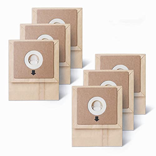 Replacement Dust Bags for Bissell Zing & PowerForce Canister, 6-Pack