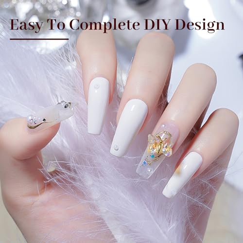 Jodsone 15ml White Gel Nail Polish Soak Off LED Long Lasting