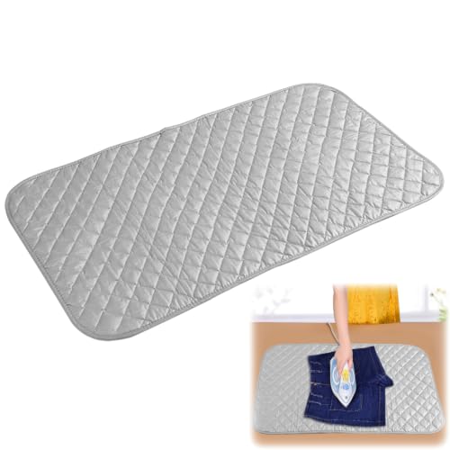 OUKENS Portable Ironing Mat, 33"x19" Heat Insulation Pad for Travel & Home
