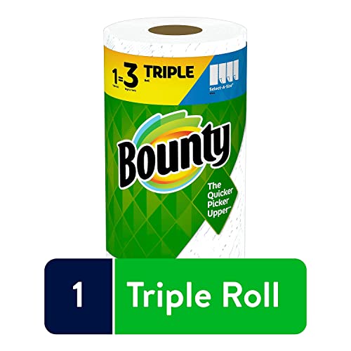 Bounty Select-A-Size Triple Paper Towels Pack of 12 - 147 Sheets per Roll
