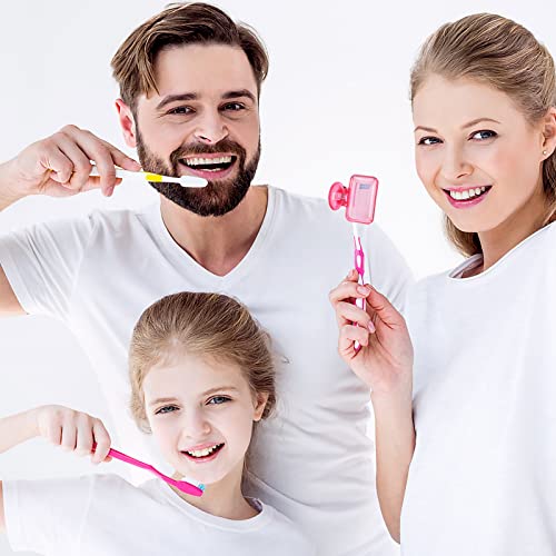 Hxezoc 4 Pack Travel Toothbrush Head Covers - Portable Plastic Protectors