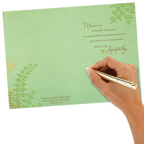 Hallmark Religious Sympathy Card with Foil Accents - 5.8 x 8.3 in