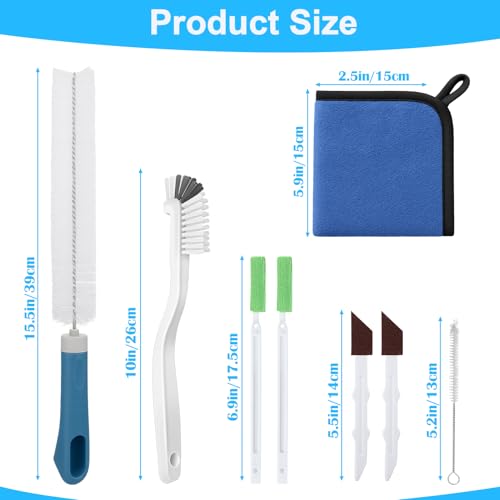 XANGNIER Multicolor Humidifier Cleaning Brush Kit - 8 Pcs