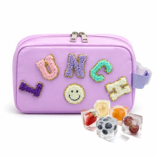 Amaiir Insulated Small Lunch Bag for Girls with 2 Gel Ice Packs