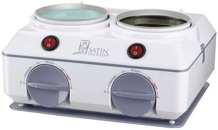 Satin Smooth Double Wax Warmer - Professional Quality Waxing for Smooth Skin | Compact Design