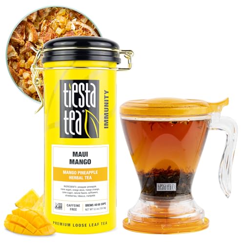 Tiesta Tea Maui Mango Infuser Set - Premium Loose Leaf Tea Starter