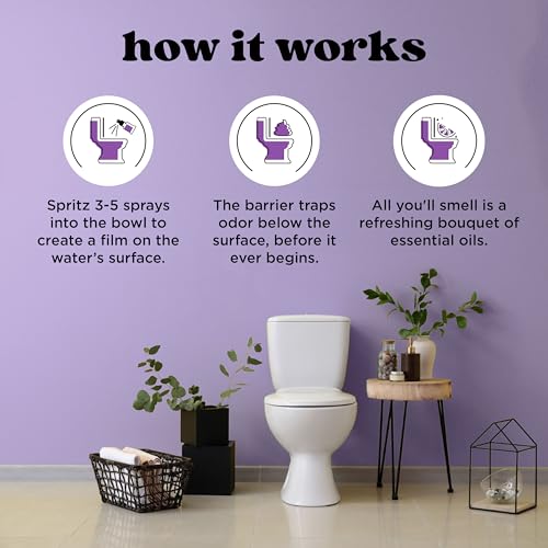 Poo-Pourri Before-You-Go Toilet Spray, Lavender Vanilla, 1.4 Fl Oz