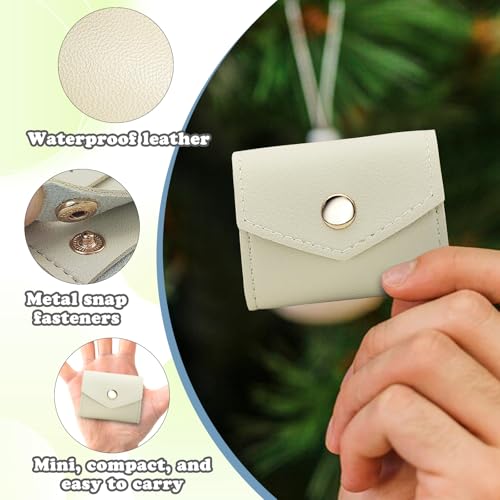 Mini Travel Jewelry Roll Organizer Case - Foldable PU Leather
