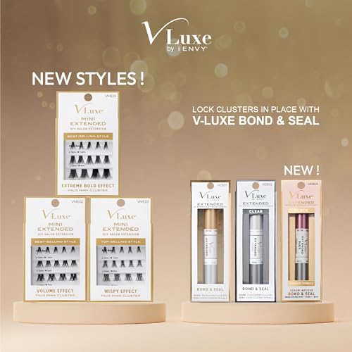 i•ENVY VLuxe Faux Mink Lash Clusters 10-14mm DIY Extended False Eyelashes