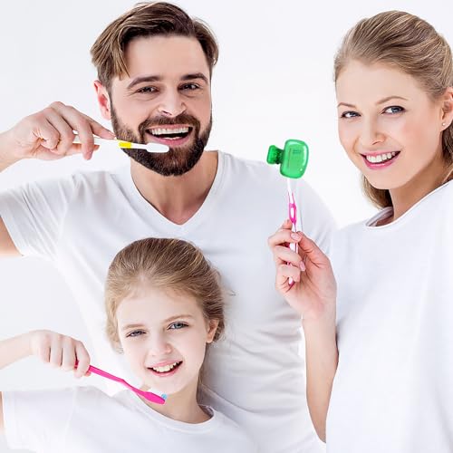Hxezoc 4-Pack Travel Toothbrush Head Covers Protective Caps