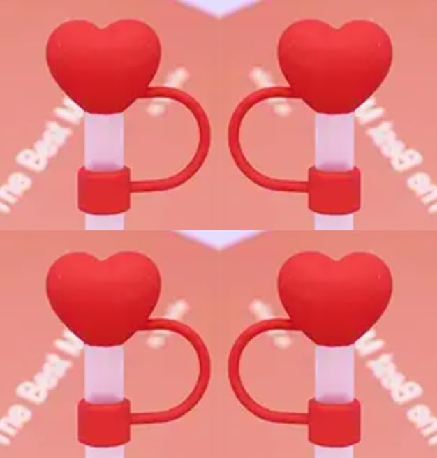 Green Heart Silicone Straw Cover for Stanley 30 & 40 Oz Cups