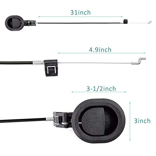 ttmagic Universal Recliner Release Pull Handle with 4.9" Cable - Type 1