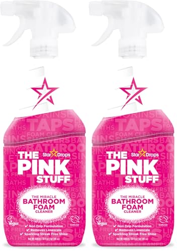 The Pink Stuff Miracle Bathroom Foam Cleaner, 30 fl oz (Pack of 2)