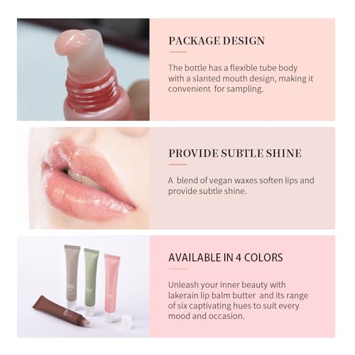 Loske Summer Butter Lip Balm - Moisturizing Mint Lip Care for Soft Lips