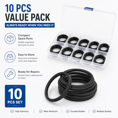 10-Piece Rubber Belt Replacement Kit for Xbox 360 & Humidifiers