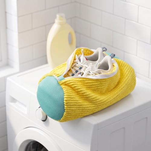 2-Pack Reusable Shoe Washing Machine Bags with Zipper for Sneakers