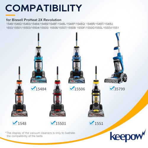 KEEPOW Carpet Cleaner Nozzle Tool, 2 Pack for Bissell ProHeat 2X