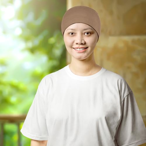 2 Pcs Soft Chemo Headwear for Women, Lightweight Hair Cap for Sleep Chemo Caps Sleeping Cap for Hair Loss