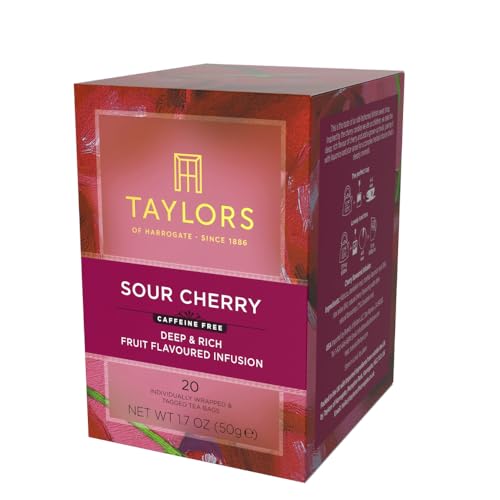 Taylors of Harrogate Sour Cherry Herbal Tea - 20 Tea Bags