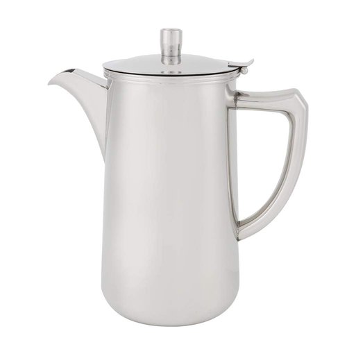 Stainless Steel Pitcher with Handle, Insulated Cold Beverage Jug Water Pitcher 60.35oz / 1.8 Liter Large Capacity Water Kettle with Lid for Hot/Cold Beverages Tea Milk Juice