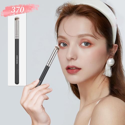Angled Flat Concealer Brush Set 2Pcs Dense Under Eye Contour Brush