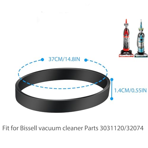 2-Pack Vacuum Replacement Belts for Bissell Powerlifter & CleanView Series