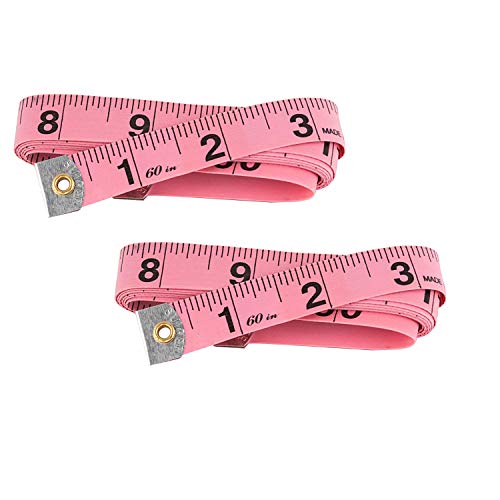 SINGER 60-Inch Vinyl Tape Measure - Pack of 2