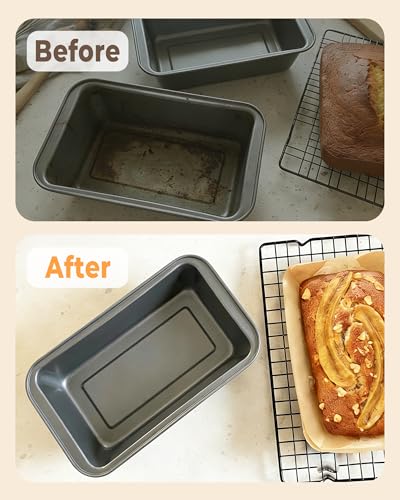 Bake Choice 100 Pcs Non-Stick Loaf Pan Liners 9x5 Inch