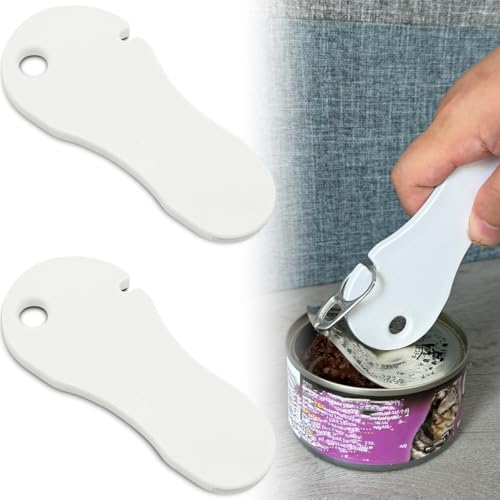 MITCHENIFY 2-in-1 Manual Can Opener for Soda & Pet Food