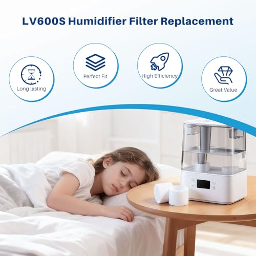 FreshOasis 30-Pack Humidifier Filters for Levoit Classic160 and Dual Series