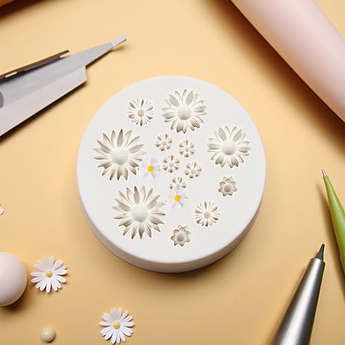 Daisy Flower Silicone Mold for Cake Decorating & Candy Making
