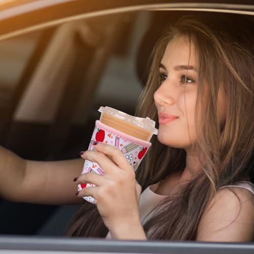 Reusable Insulated Neoprene Iced Coffee Cup Sleeve - Teacher Treasure