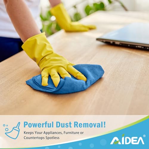 AIDEA Microfiber Cleaning Cloths - 20 Pack Soft & Absorbent Rags