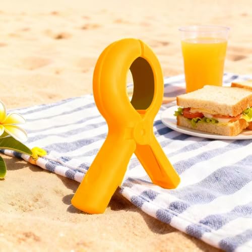 10 Pcs Beach Towel Clips for Chairs - Heavy Duty Colorful Holders