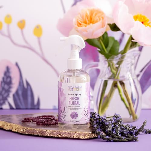 Aura Cacia Fresh Floral Room Spray 8 Fl Oz - Natural Aromatherapy Mist