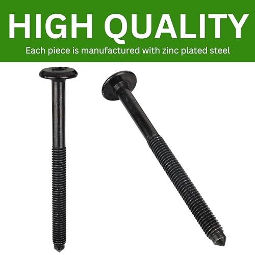 Replacement Long Screws for IKEA Part #106918 - Zinc Plated Steel (4 Pack)