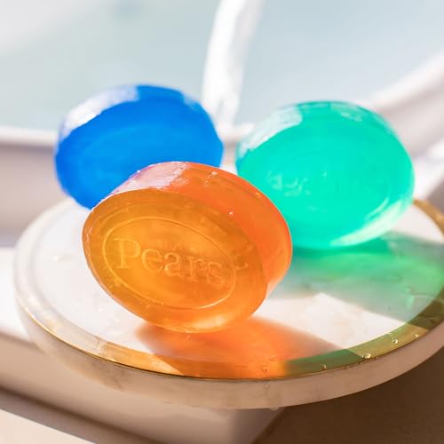 Pears Pure and Gentle Bar Soap with Glycerin and Natural Oils Amber 3.5 oz