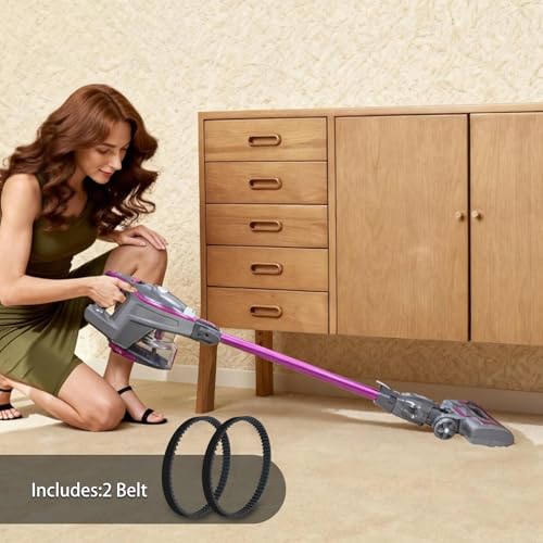 Replacement Vacuum Belt for Shark Rocket Pro Corded Stick, 2-Pack