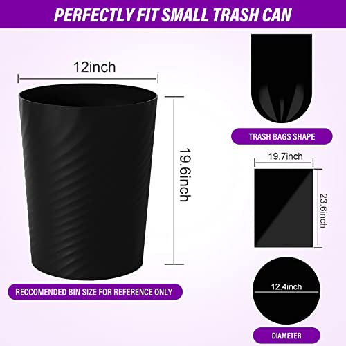 Ryobyo Ultra Thick 4 Gallon Black Trash Bags - 180 Counts