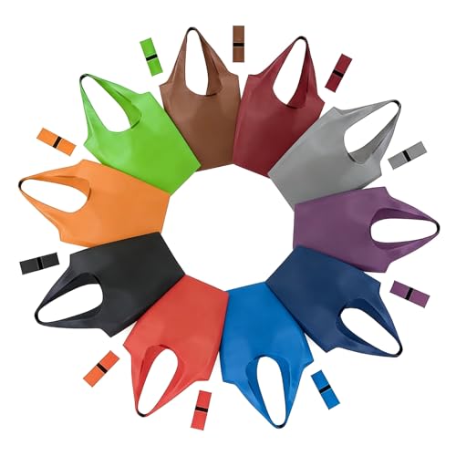 Bayyeskey Reusable Grocery Bags - 10 Pack Foldable Shopping Totes