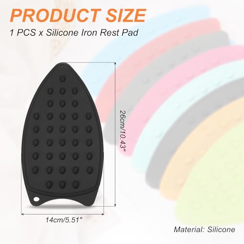 PATIKIL Silicone Iron Rest Pad - Heat Resistant, Non-Slip, 10.4x5.5in
