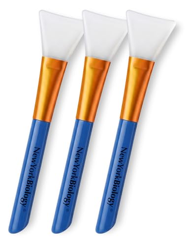 New York Biology Silicone Face Mask Brushes - 3 Pack Applicator Tools