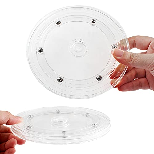 Murtenze 6-Inch Acrylic Lazy Susan Turntable Organizer - 2 Pack