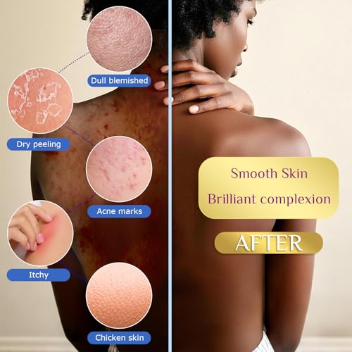 SpiralScgv 4-Pack African Net Sponge Exfoliating Body Scrubber