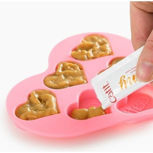 Catit Heart-Shaped Silicone Ice Pop Tray for Cats